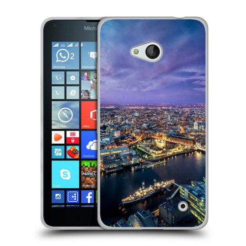 Дизайнерский пластиковый чехол для Microsoft Lumia 640 Лондон