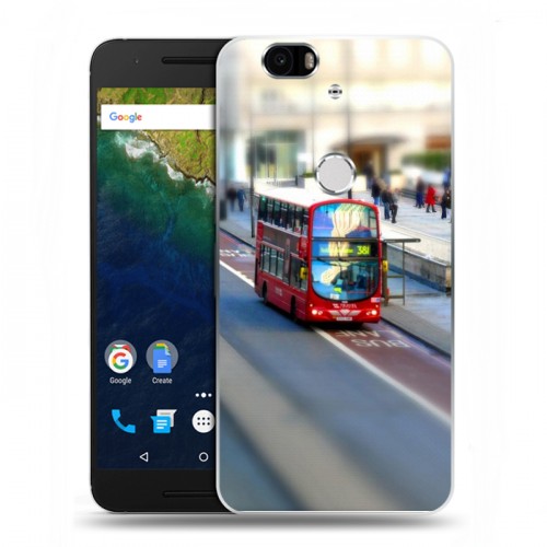 Дизайнерский силиконовый чехол для Google Huawei Nexus 6P Лондон