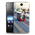 Дизайнерский пластиковый чехол для Sony Xperia TX Лондон