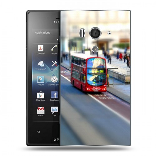 Дизайнерский пластиковый чехол для Sony Xperia acro S Лондон