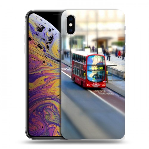 Дизайнерский силиконовый чехол для Iphone Xs Max Лондон