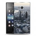 Дизайнерский пластиковый чехол для Sony Xperia acro S Лондон