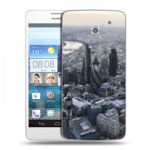 Дизайнерский пластиковый чехол для Huawei Ascend D2 Лондон