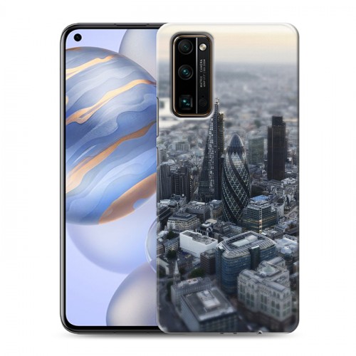 Дизайнерский силиконовый с усиленными углами чехол для Huawei Honor 30 Лондон