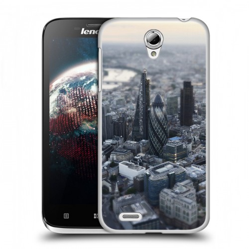 Дизайнерский пластиковый чехол для Lenovo A859 Ideaphone Лондон