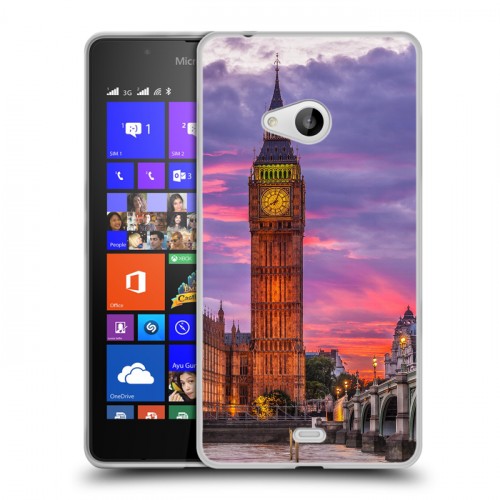 Дизайнерский пластиковый чехол для Microsoft Lumia 540 Лондон