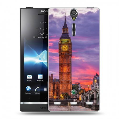 Дизайнерский пластиковый чехол для Sony Xperia S Лондон