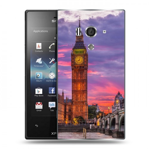 Дизайнерский пластиковый чехол для Sony Xperia acro S Лондон