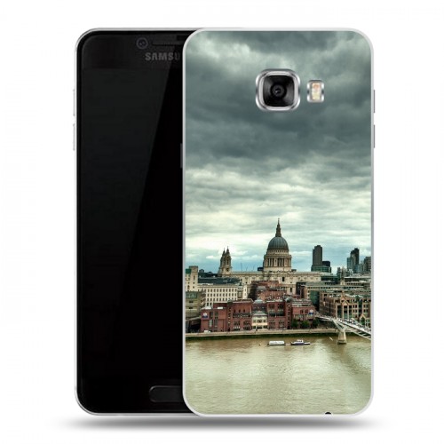 Дизайнерский пластиковый чехол для Samsung Galaxy C5 Лондон