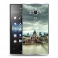 Дизайнерский пластиковый чехол для Sony Xperia acro S Лондон