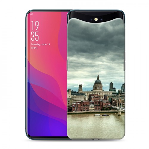 Дизайнерский силиконовый чехол для OPPO Find X Лондон