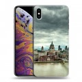 Дизайнерский силиконовый чехол для Iphone Xs Max Лондон