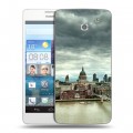 Дизайнерский пластиковый чехол для Huawei Ascend D2 Лондон