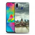 Дизайнерский пластиковый чехол для Samsung Galaxy M20 Лондон