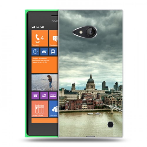 Дизайнерский пластиковый чехол для Nokia Lumia 730/735 Лондон