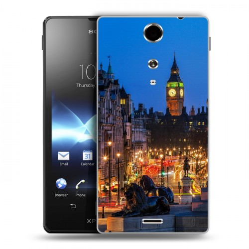 Дизайнерский пластиковый чехол для Sony Xperia TX Лондон