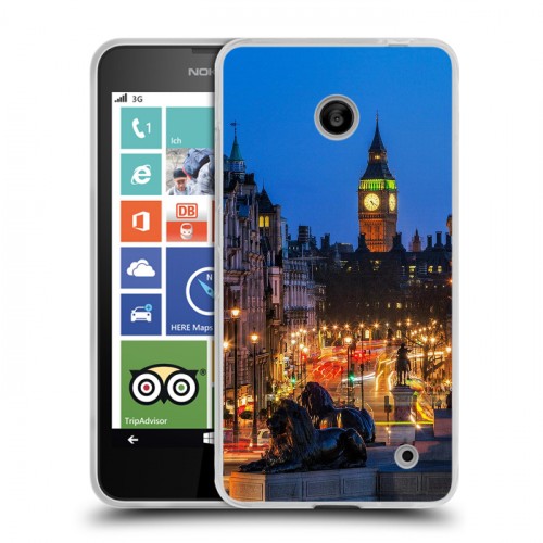 Дизайнерский пластиковый чехол для Nokia Lumia 630/635 Лондон
