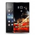 Дизайнерский пластиковый чехол для Sony Xperia acro S Лондон