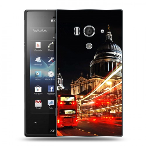 Дизайнерский пластиковый чехол для Sony Xperia acro S Лондон