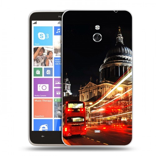 Дизайнерский пластиковый чехол для Nokia Lumia 1320 Лондон