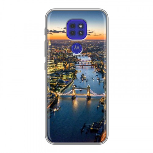 Дизайнерский силиконовый чехол для Motorola Moto G9 Play Лондон