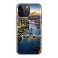 Дизайнерский силиконовый чехол для Iphone 14 Pro Max Лондон