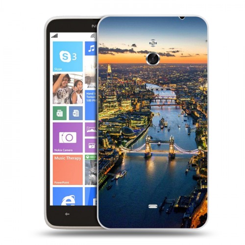 Дизайнерский пластиковый чехол для Nokia Lumia 1320 Лондон