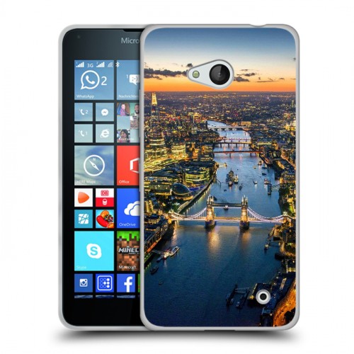 Дизайнерский пластиковый чехол для Microsoft Lumia 640 Лондон