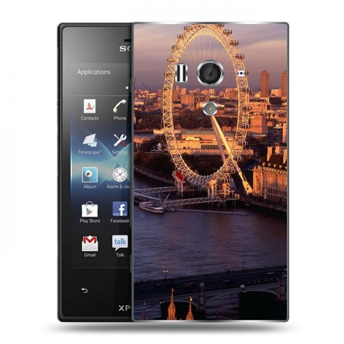 Дизайнерский пластиковый чехол для Sony Xperia acro S Лондон