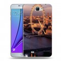 Дизайнерский пластиковый чехол для Samsung Galaxy Note 2 Лондон