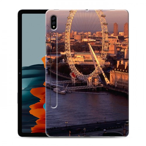 Дизайнерский силиконовый чехол для Samsung Galaxy Tab S7 Лондон