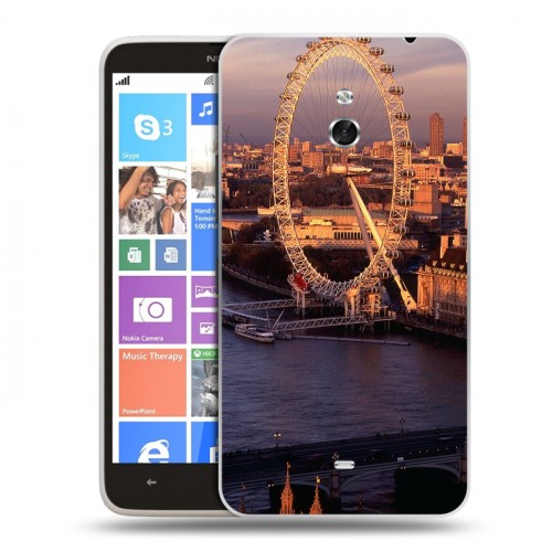 Дизайнерский пластиковый чехол для Nokia Lumia 1320 Лондон