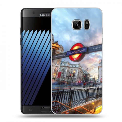 Дизайнерский пластиковый чехол для Samsung Galaxy Note 7 Лондон