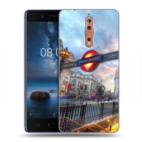 Дизайнерский пластиковый чехол для Nokia 8 Лондон