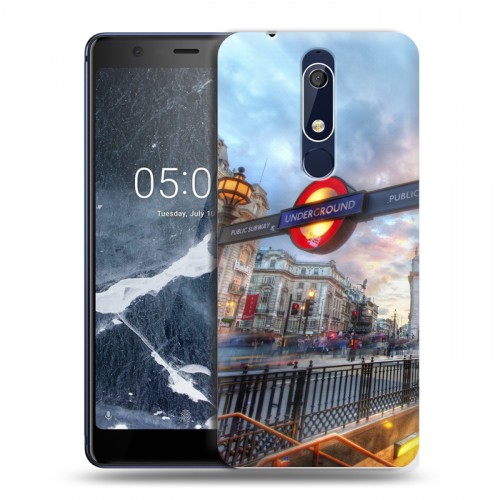 Дизайнерский пластиковый чехол для Nokia 5.1 Лондон