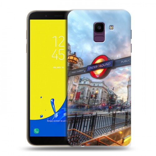Дизайнерский пластиковый чехол для Samsung Galaxy J6 Лондон