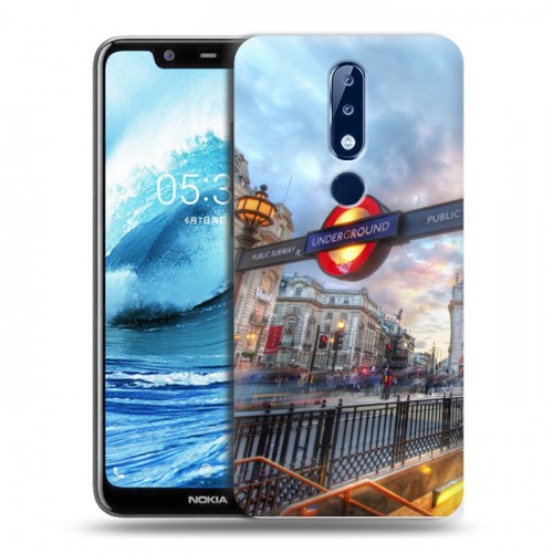 Дизайнерский силиконовый чехол для Nokia 5.1 Plus Лондон