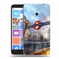 Дизайнерский пластиковый чехол для Nokia Lumia 1320 Лондон