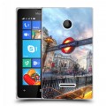 Дизайнерский пластиковый чехол для Microsoft Lumia 435 Лондон