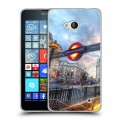 Дизайнерский пластиковый чехол для Microsoft Lumia 640 Лондон