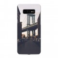 Дизайнерский пластиковый чехол для Samsung Galaxy S10 Plus Нью-Йорк