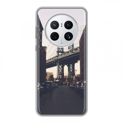 Дизайнерский силиконовый чехол для Huawei Mate 50 Pro Нью-Йорк