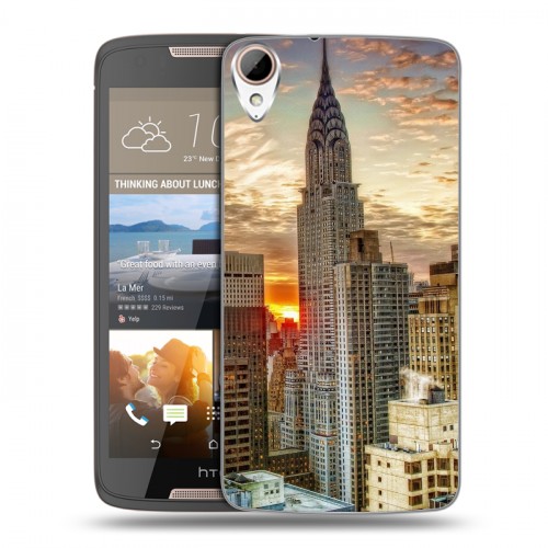 Дизайнерский пластиковый чехол для HTC Desire 828 Нью-Йорк