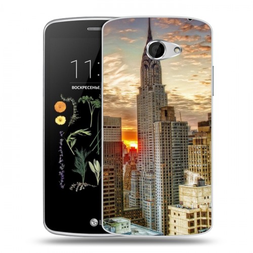 Дизайнерский силиконовый чехол для LG K5 Нью-Йорк