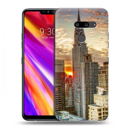 Дизайнерский пластиковый чехол для LG G8 ThinQ Нью-Йорк