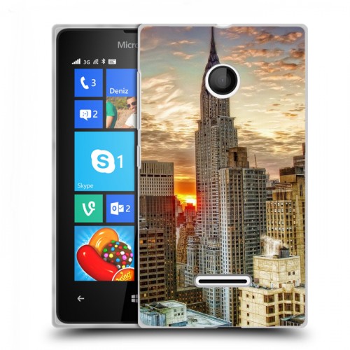 Дизайнерский пластиковый чехол для Microsoft Lumia 435 Нью-Йорк