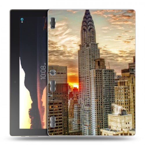 Дизайнерский силиконовый чехол для Lenovo Tab 2 A10 Нью-Йорк