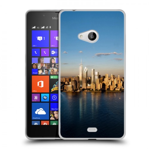 Дизайнерский пластиковый чехол для Microsoft Lumia 540 Нью-Йорк