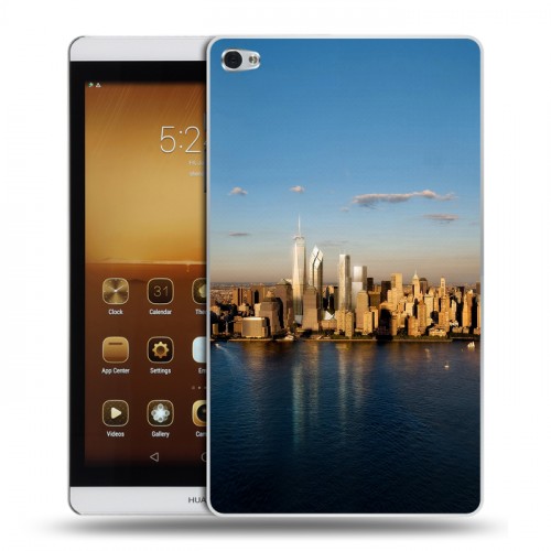 Дизайнерский силиконовый чехол для Huawei MediaPad M2 Нью-Йорк
