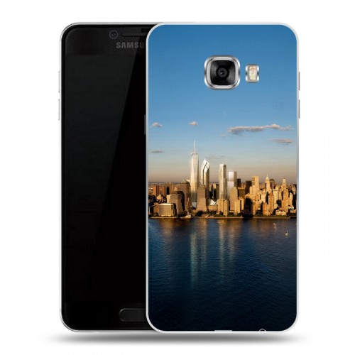 Дизайнерский пластиковый чехол для Samsung Galaxy C5 Нью-Йорк